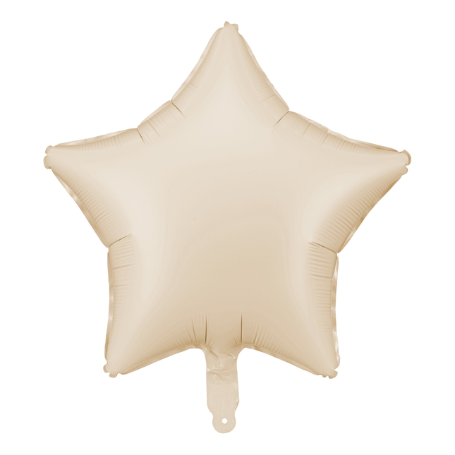beige ster ballon