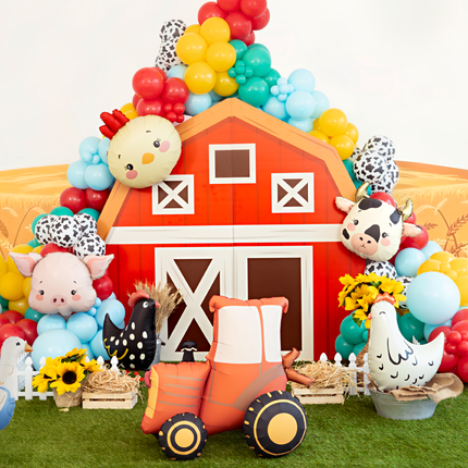 Staande Folieballon - Tractor