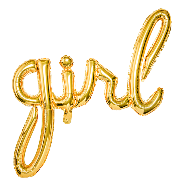 ballon girl goud