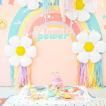 flower power hippie kinderfeestje
