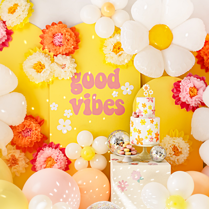 flower power hippie kinderfeestje