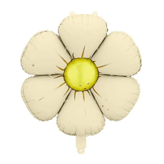 creme madeliefje ballon
