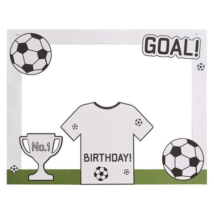 foto frame met voetbalthema
