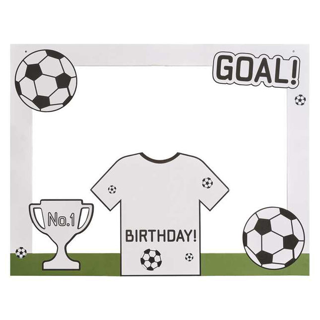 foto frame met voetbalthema