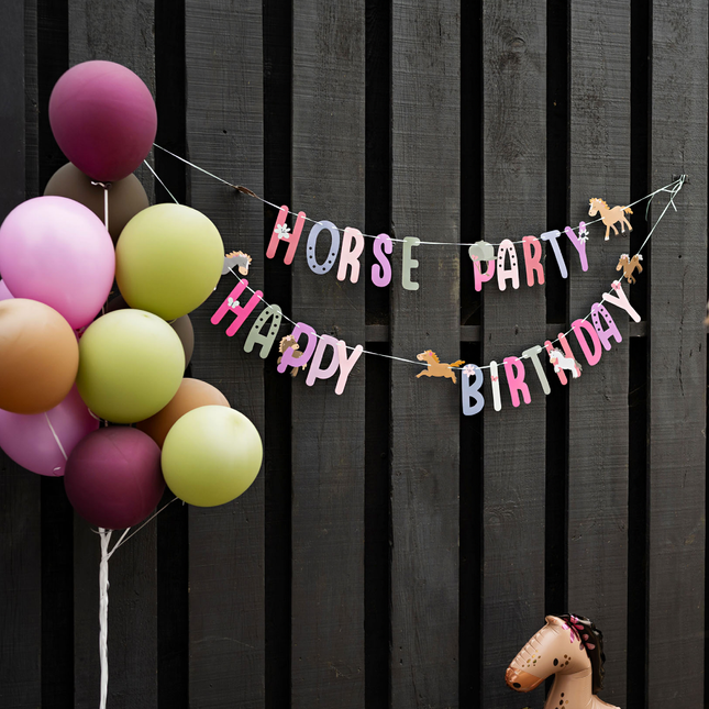 slinger happy birthday paarden