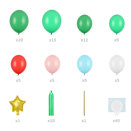 ballonnen kerstboom