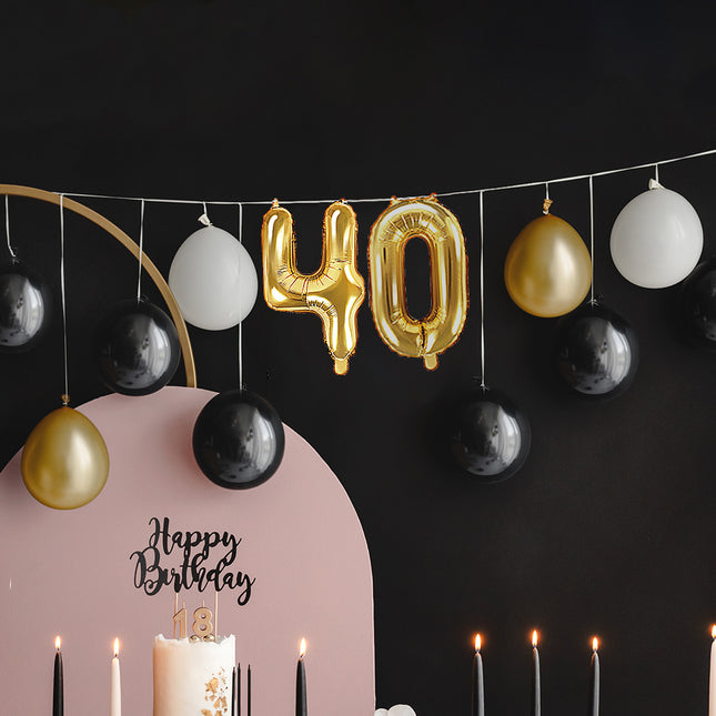 Ballonslinger 40 - Zwart & Goud