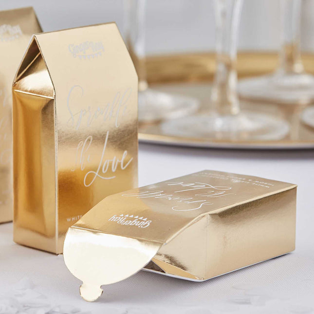 Drie gouden doosjes