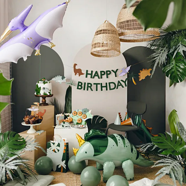 Groene dino versiering