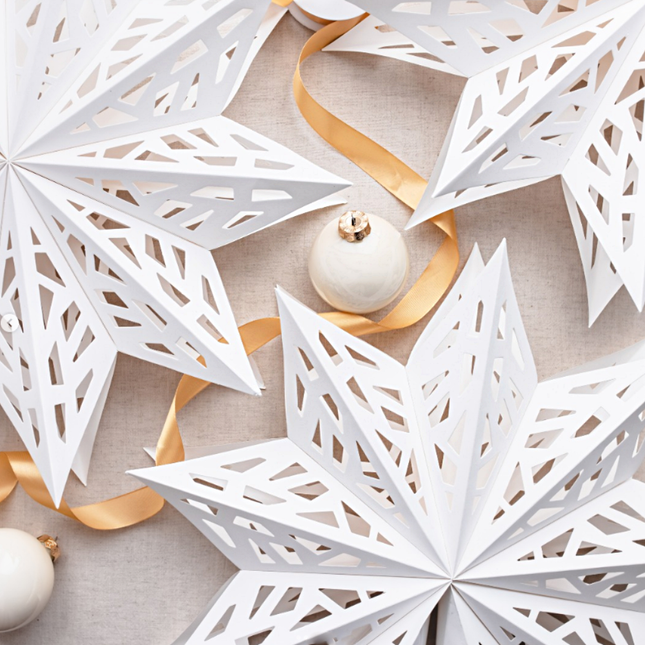 Hanger Witte Ster - 50 CM