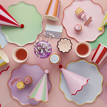 pastel tafelversiering verjaardag