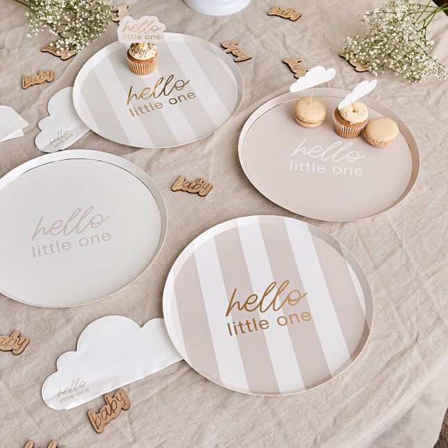 Beige Bordjes Gestreept - Hello Little One