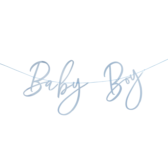 lichtblauwe slinger baby boy