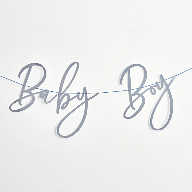 lichtblauwe slinger baby boy