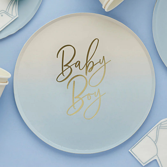 Baby Boy Ombre - 8 stuks