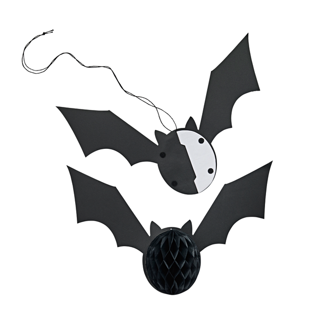 honeycomb vleermuizen zwart