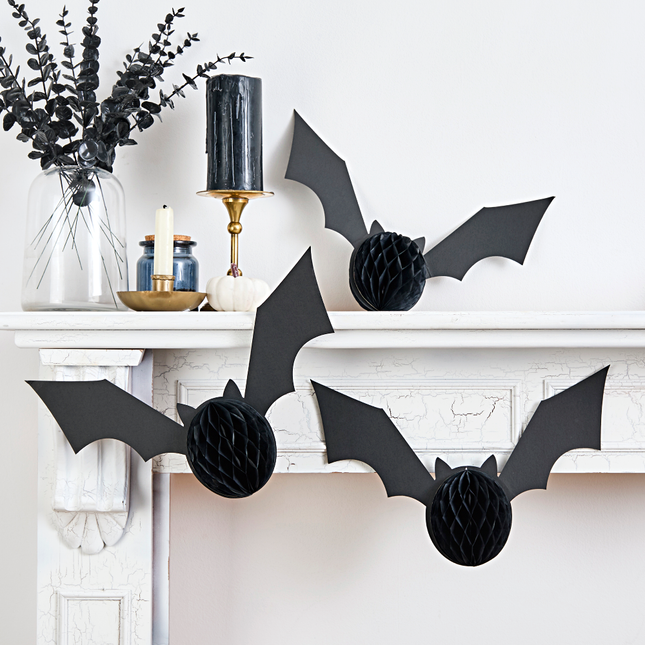 papieren hangers vleermuizen halloween decoratie