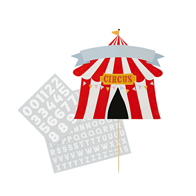 taartversiering circustent