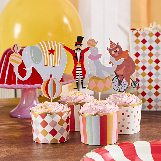 cupcake versiering circus