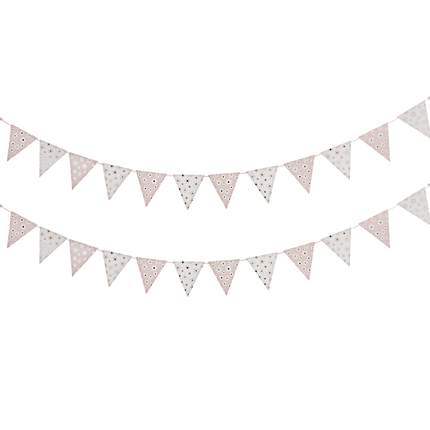 Slinger met roze en witte madeliefjes