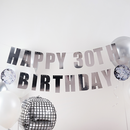 Letterbanner Disco - Aanpasbaar