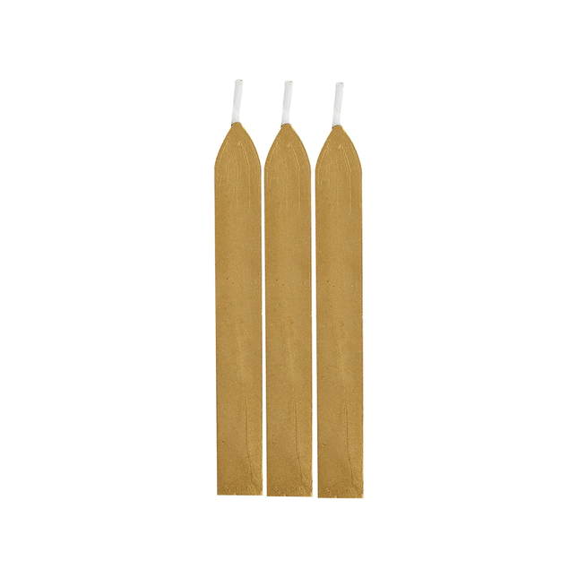 drie stengels gouden wax