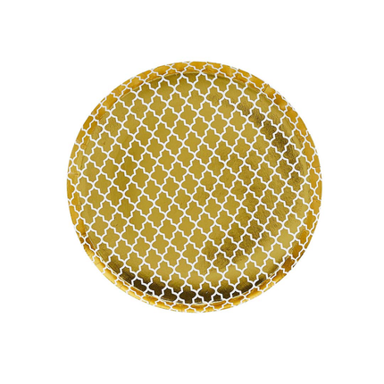 Wit met gouden bordjes voor het suikerfeest