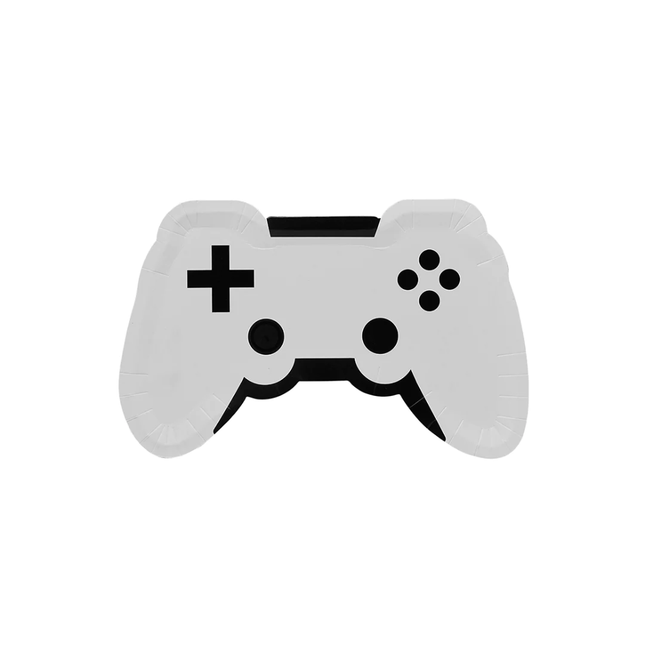zwart met witte controller