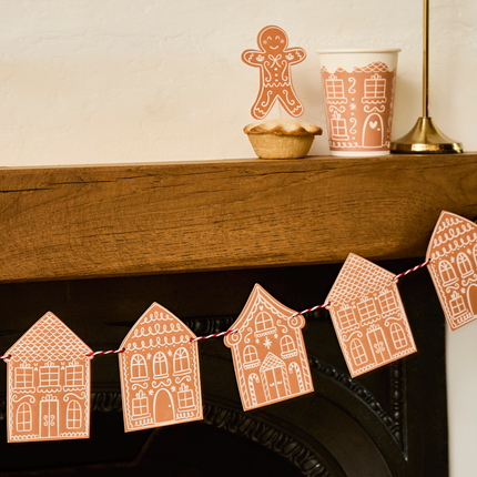 gingerbread huisjes slinger kerst