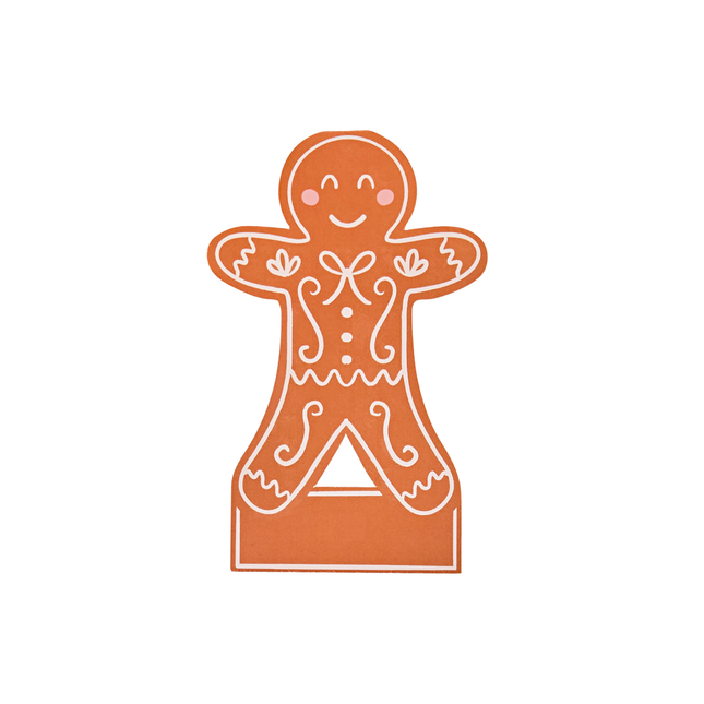 gingerbread mannetje kaartje