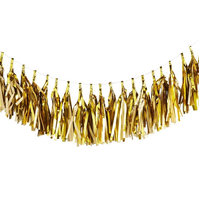 gouden tassel slinger
