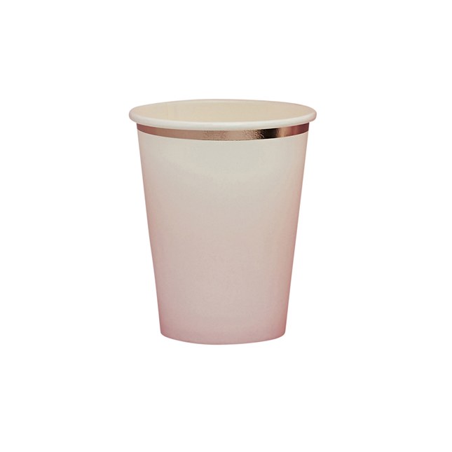 roze en rosé gouden bekers