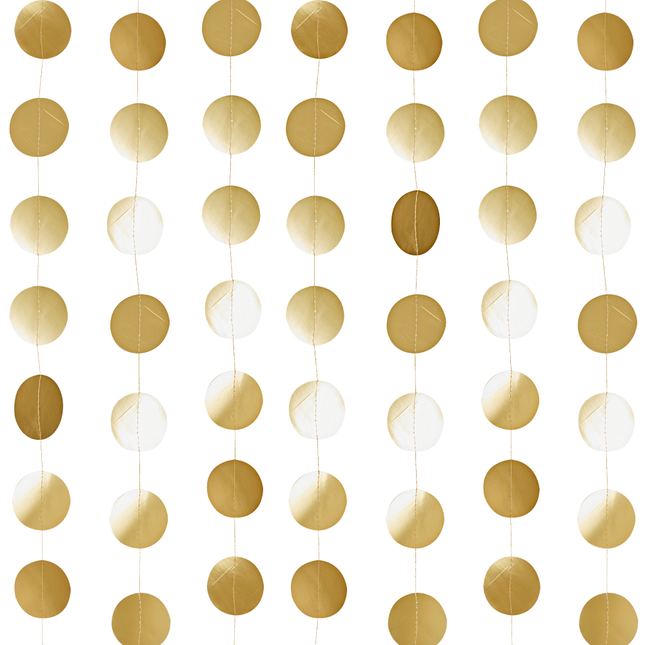 backdrop gouden rondjes