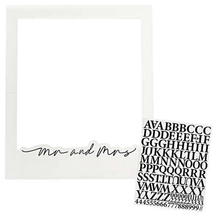 wit foto frame personaliseerbaar
