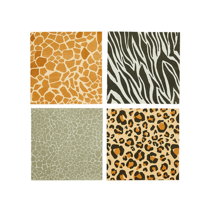 servetten met dierenprint