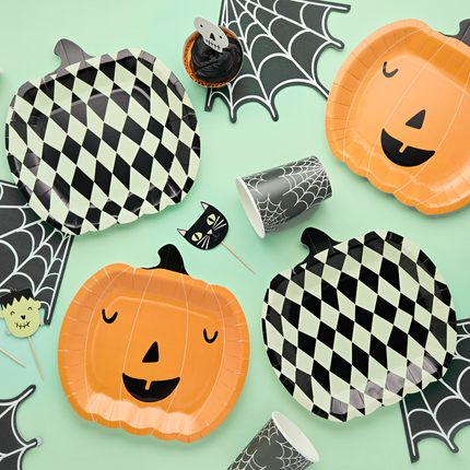 pompoen bordjes halloween