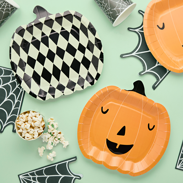 pompoen bordjes halloween