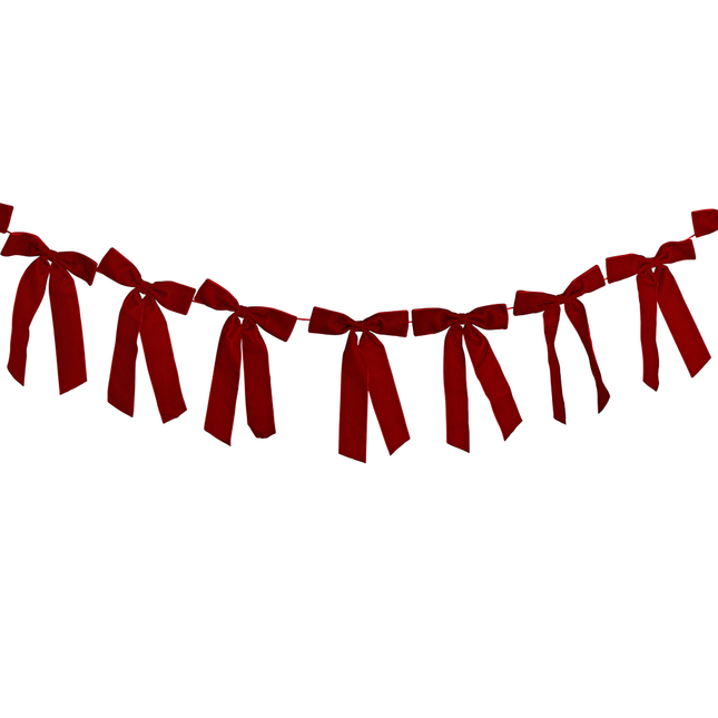 Strikjes Slinger Rood - 2 Meter