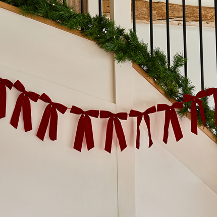 Strikjes Slinger Rood - 2 Meter