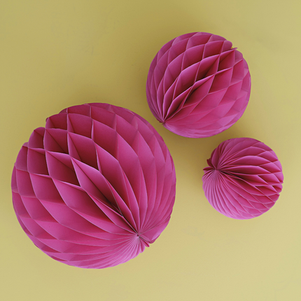 Fuchsia honeycombs