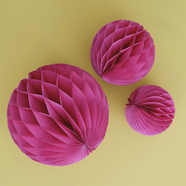Fuchsia honeycombs