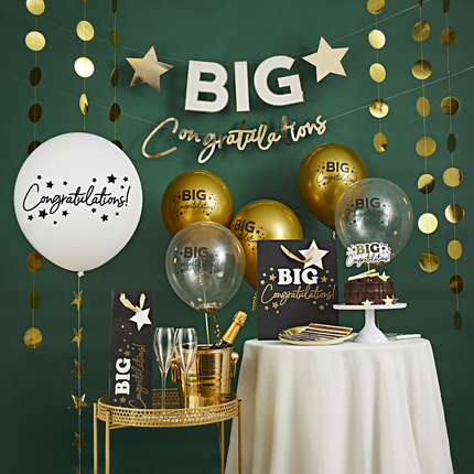BIG Congratulations' - 5 stuks