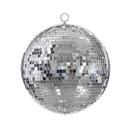 zilveren discobal