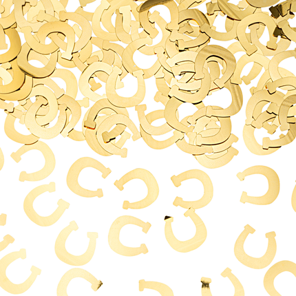 gouden hoefijzer confetti