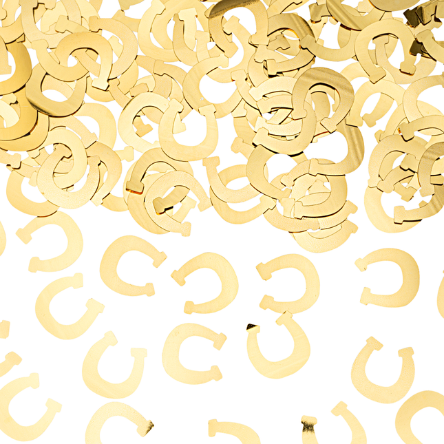 gouden hoefijzer confetti