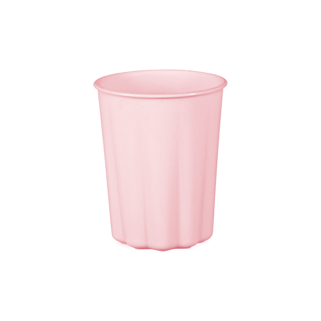 roze plastic drinkbekers