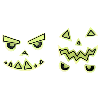 glow in the dark stickers pompoen