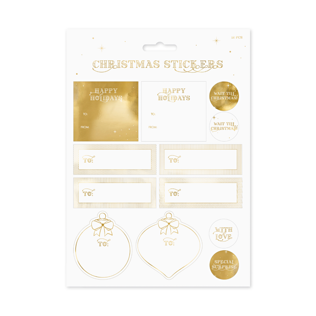 cadeaustickers goud