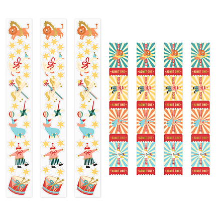 circus stickers