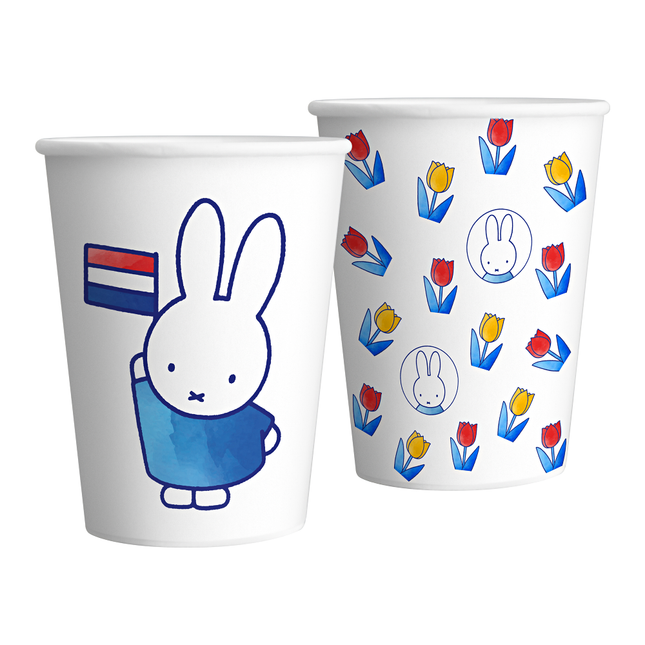 Bekers Nijntje Delfts blauw - 8 stuks